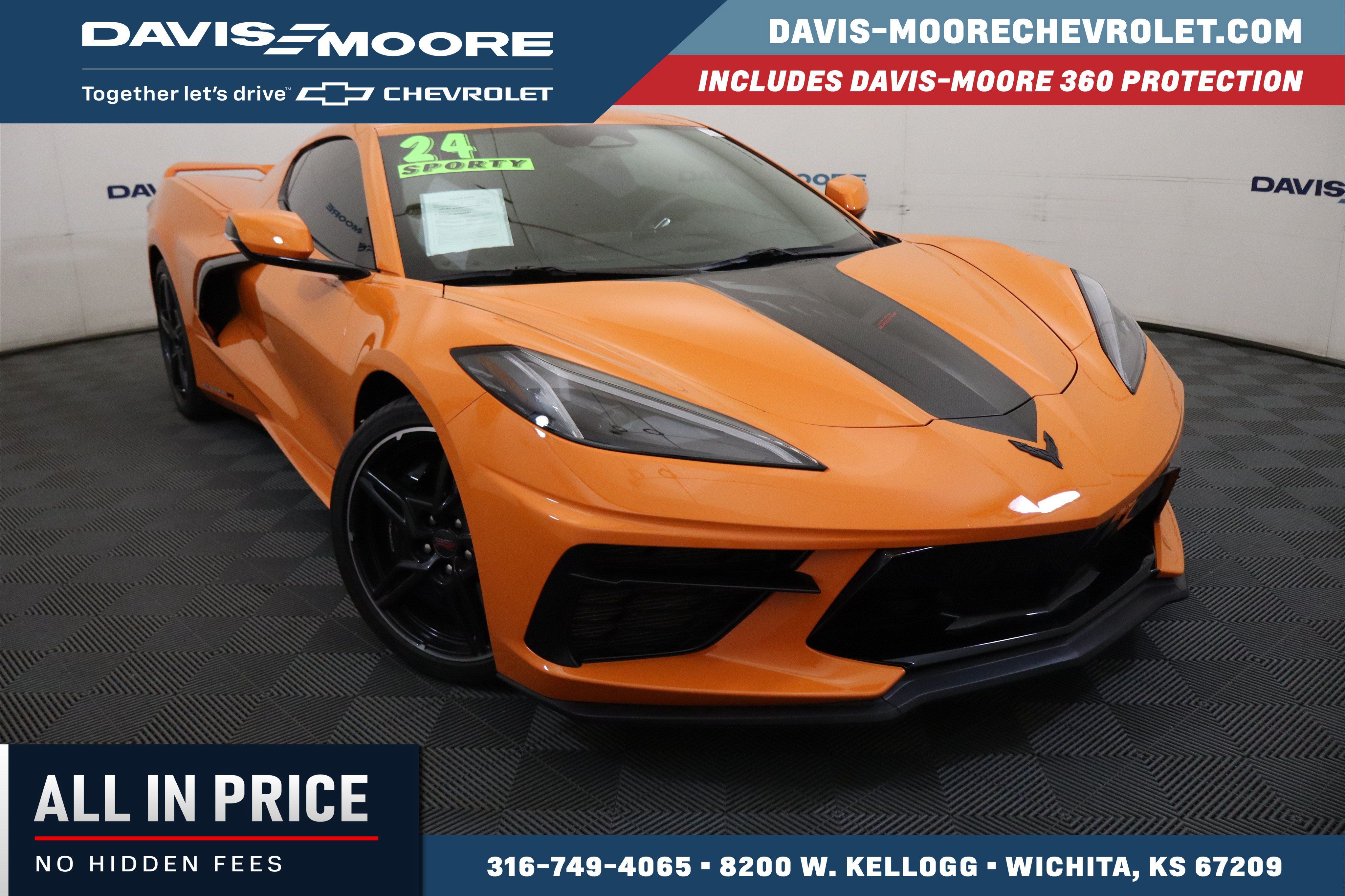 Used 2024 Chevrolet Corvette Stingray Coupe w/ Z51 Performance Package RWD image 1