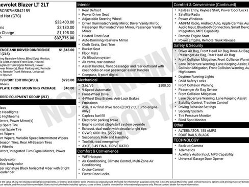 Used 2021 Chevrolet Blazer LT image 17