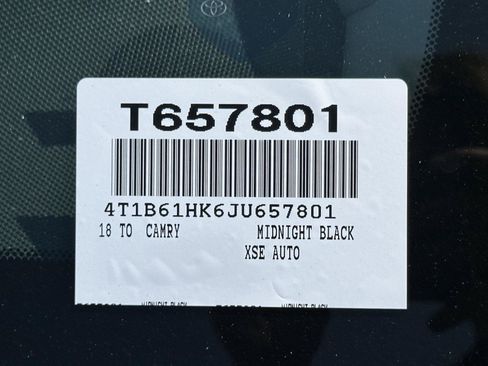 Used 2018 Toyota Camry XSE w/ Audio Package FWD image 15