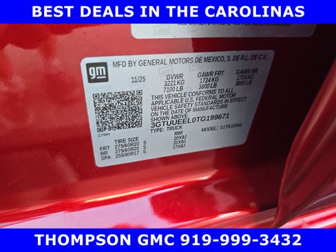 New 2026 GMC Sierra 1500 AT4 w/ Technology Package AWD/4WD image 39