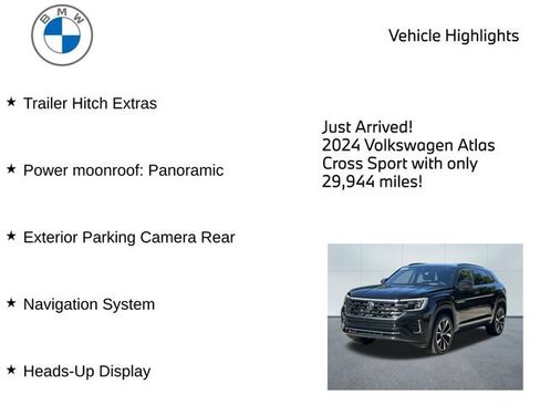 Used 2024 Volkswagen Atlas Cross Sport SEL Premium R-Line AWD/4WD image 9