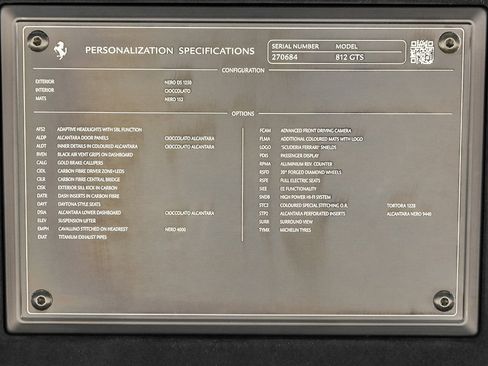 Certified 2022 Ferrari 812 GTS image 29