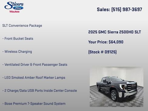 Used 2025 GMC Sierra 2500 SLT AWD/4WD image 28