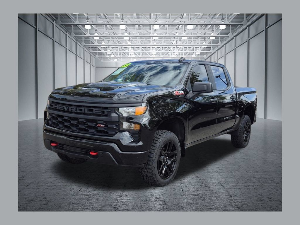 Certified 2023 Chevrolet Silverado 1500 Custom Trail Boss AWD/4WD 360° Tour