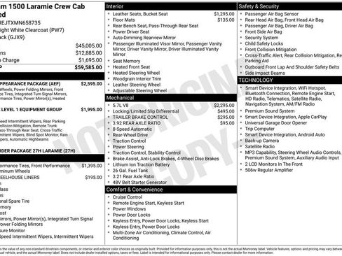 Used 2021 RAM 1500 Laramie w/ Sport Appearance Package RWD image 9