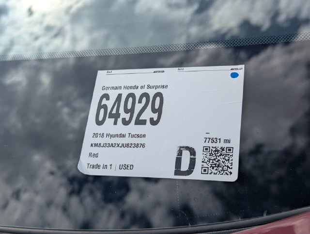 Used 2018 Hyundai Tucson Value FWD image 34