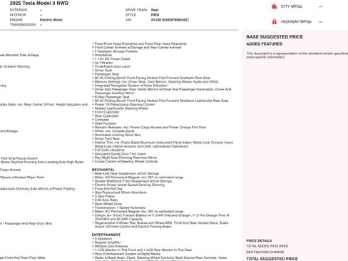 Used 2025 Tesla Model 3 RWD image 4