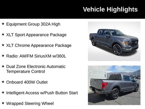 Used 2023 Ford F150 XLT w/ Equipment Group 302A High AWD/4WD image 7
