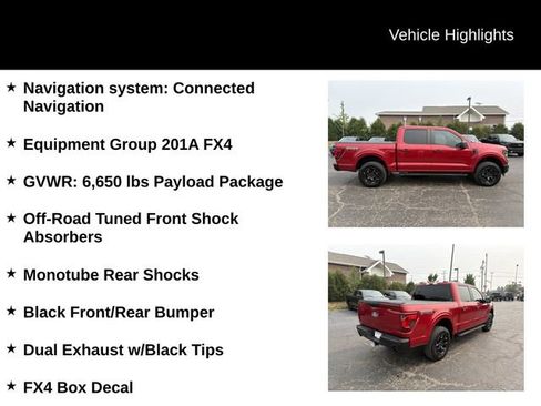 Used 2024 Ford F150 STX w/ Equipment Group 201A FX4 AWD/4WD image 4