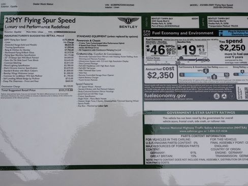 New 2025 Bentley Flying Spur Plug-In Hybrid image 22