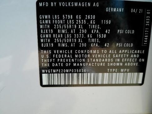 Used 2021 Volkswagen ID.4 Pro S w/ ID.4 Protection Package RWD image 51