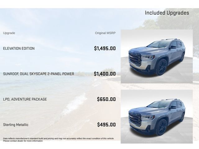 Used 2023 GMC Acadia SLT w/ Elevation Edition AWD/4WD image 2
