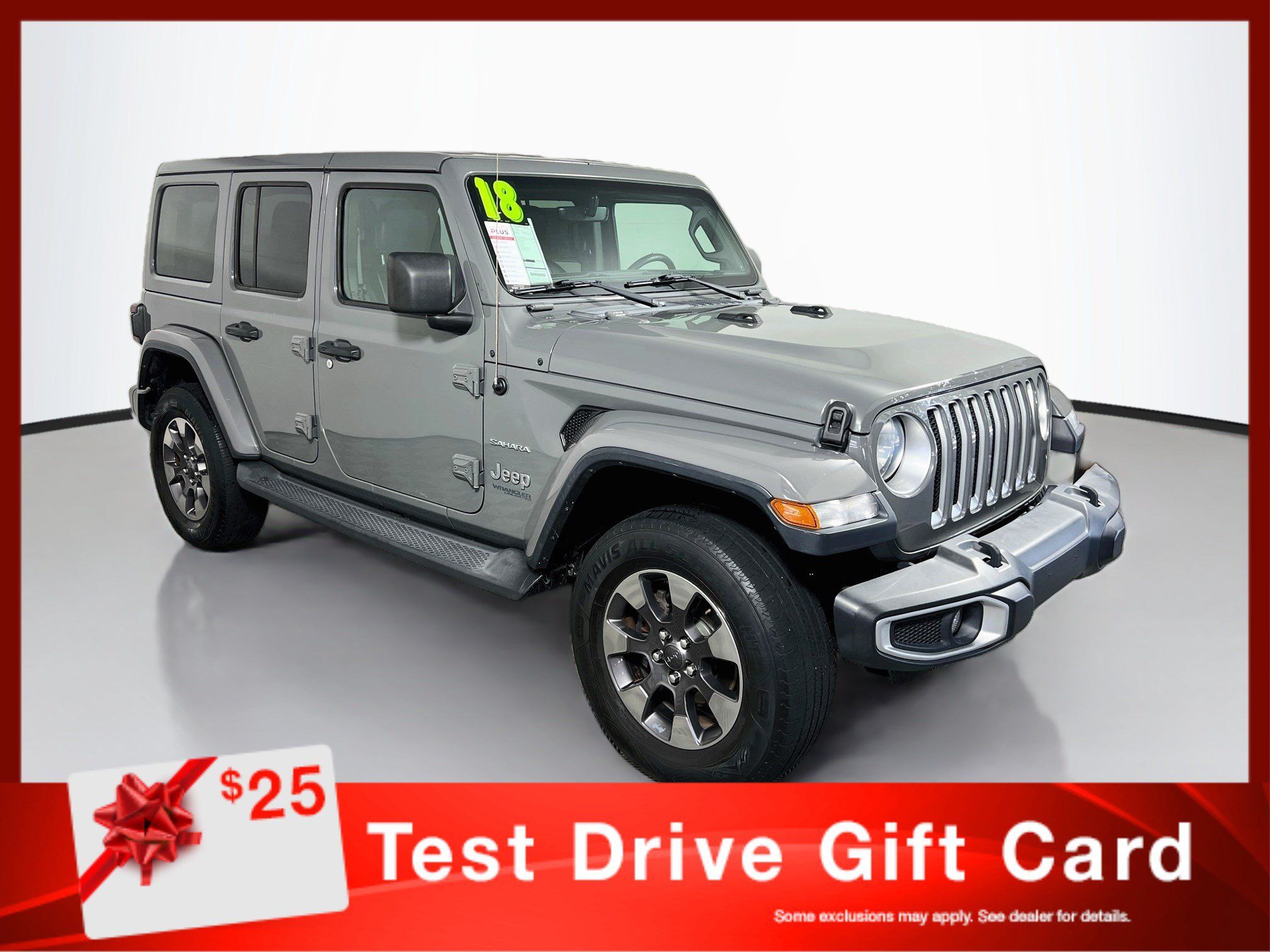 Used 2018 Jeep Wrangler Unlimited Sahara AWD/4WD image 1