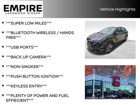 Certified 2024 Nissan Ariya AWD image 2