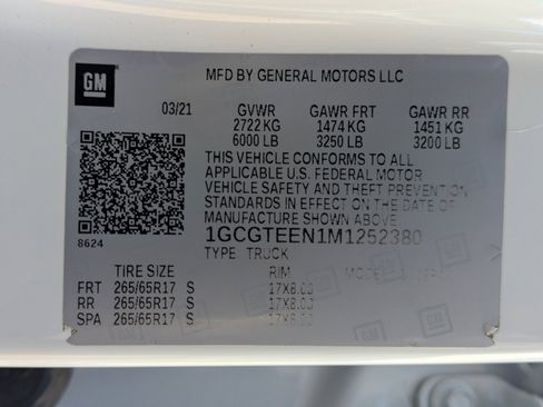 Used 2021 Chevrolet Colorado ZR2 w/ Colorado ZR2 Bison Edition AWD/4WD image 53