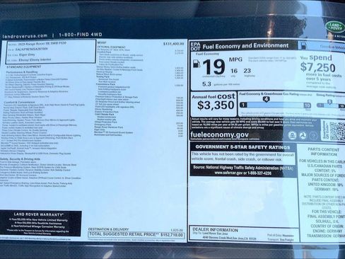 New 2025 Land Rover Range Rover SE image 15