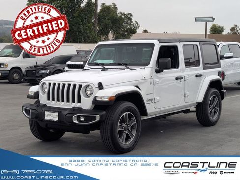Certified 2023 Jeep Wrangler Sahara image 1