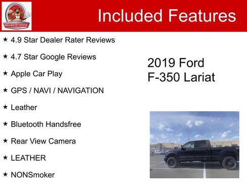 Used 2019 Ford F350 Lariat w/ Lariat Ultimate Package image 5