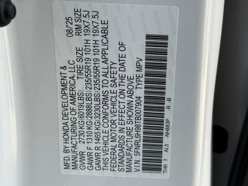 Certified 2026 Honda Odyssey Elite image 29