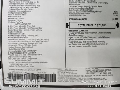 New 2026 RAM 1500 Laramie w/ Night Edition AWD/4WD image 39