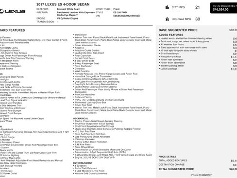 Used 2017 Lexus ES 350 image 5