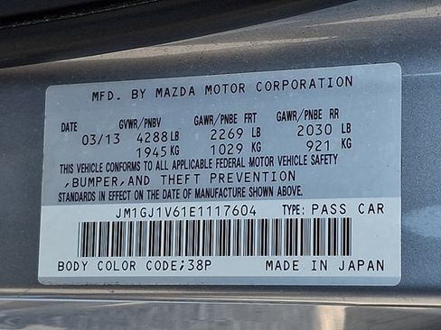 Used 2014 MAZDA MAZDA6 Touring FWD image 28