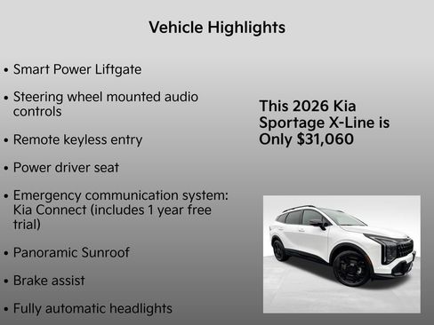 New 2026 Kia Sportage X-Line w/ X-Line Premium Package image 10