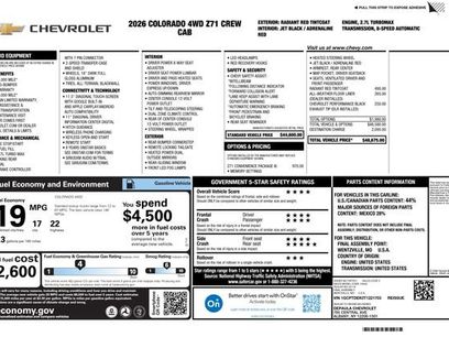 New 2026 Chevrolet Colorado Z71 w/ Z71 Convenience Package 2