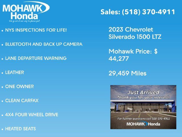 Used 2023 Chevrolet Silverado 1500 LTZ w/ Technology Package AWD/4WD image 2