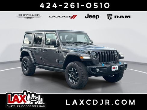 Used 2023 Jeep Wrangler Unlimited Rubicon 4xe w/ Steel Bumper Group image 1