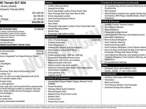 Used 2020 GMC Terrain SLT w/ Preferred Package FWD image 2