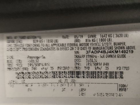 Used 2019 Ford Fiesta SE w/ Equipment Group 201A image 33