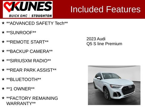 Used 2023 Audi Q5 2.0T Premium w/ Convenience Package AWD/4WD image 2