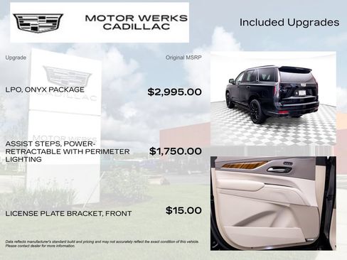 Used 2024 Cadillac Escalade Sport Platinum w/ LPO, ONYX Package AWD/4WD image 4