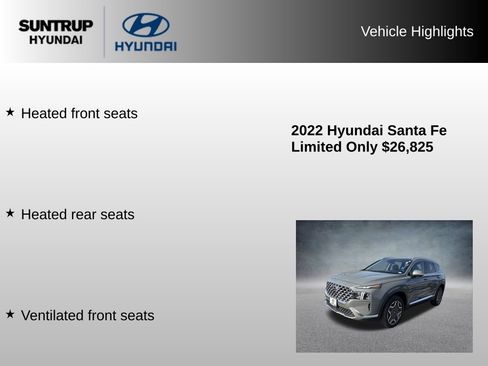 Used 2022 Hyundai Santa Fe Limited image 23