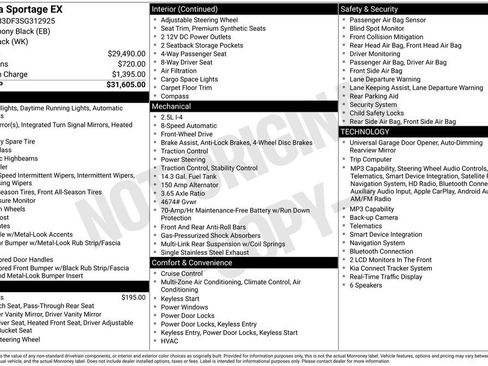 Certified 2025 Kia Sportage EX FWD image 10