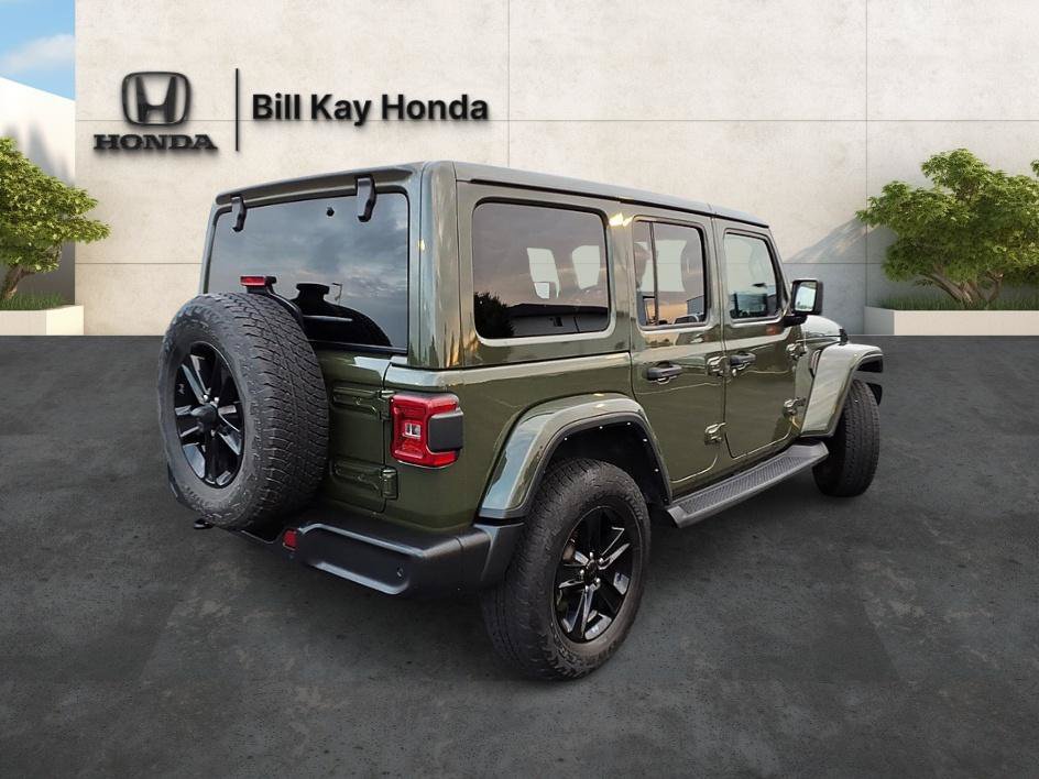 Used 2021 Jeep Wrangler Unlimited Sahara AWD/4WD image 3
