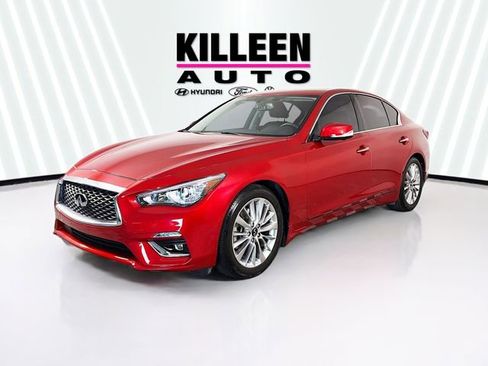 Used 2021 INFINITI Q50 Luxe w/ Cargo Package image 3