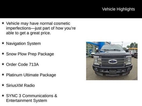 Used 2017 Ford F350 Platinum w/ Platinum Ultimate Package AWD/4WD image 13