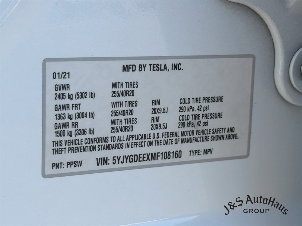 Used 2021 Tesla Model Y Long Range AWD/4WD image 40