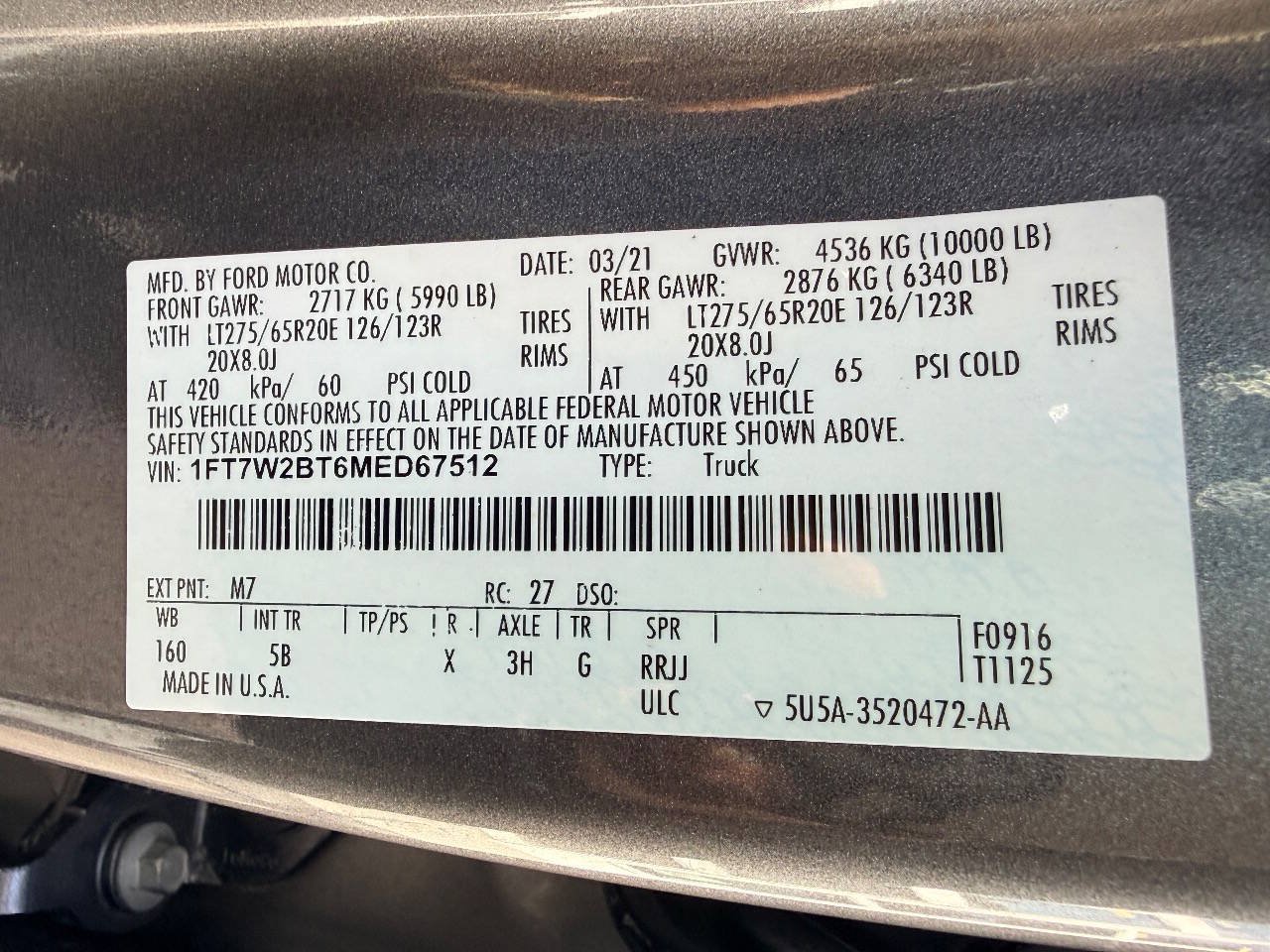 Used 2021 Ford F250 Lariat w/ Lariat Ultimate Package AWD/4WD image 42