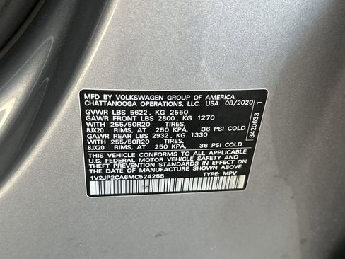 Used 2021 Volkswagen Atlas SE image 40