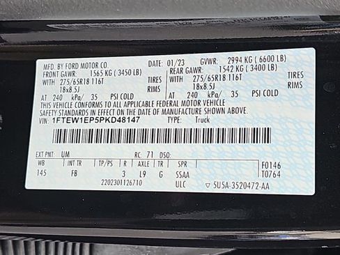 Used 2023 Ford F150 XLT w/ Equipment Group 302A High AWD/4WD image 38