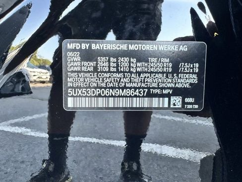 Used 2022 BMW X3 xDrive30i w/ Premium Package 2 image 40