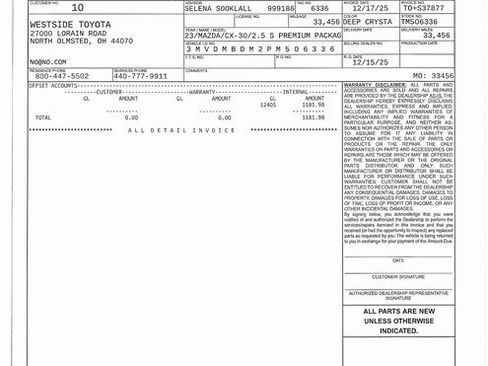 Used 2023 MAZDA CX-30 AWD 2.5 S w/ Premium Package image 24