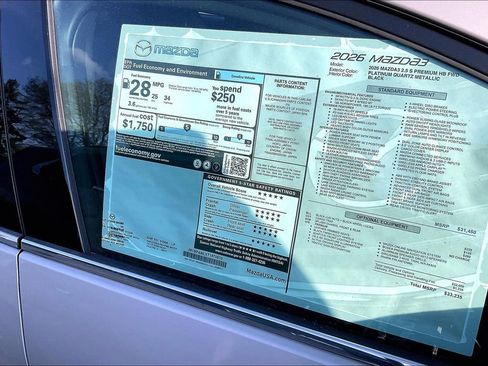 New 2026 MAZDA MAZDA3 2.5 S Hatchback w/ Premium Pkg FWD image 13