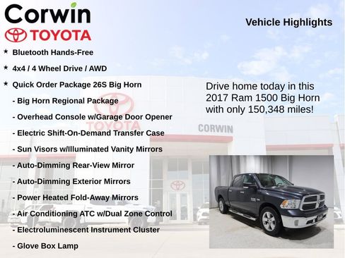 Used 2017 RAM 1500 Big Horn image 6