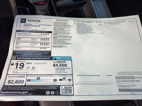 New 2026 Toyota Tundra Platinum AWD/4WD image 17