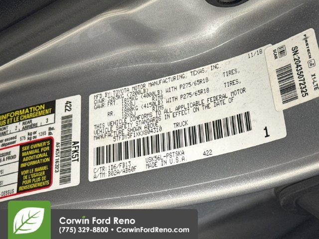 Used 2019 Toyota Tundra SR5 w/ TRD Off Road Package AWD/4WD image 33