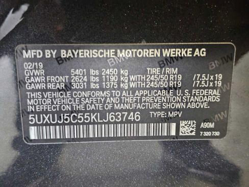Used 2019 BMW X4 M40i AWD/4WD image 40